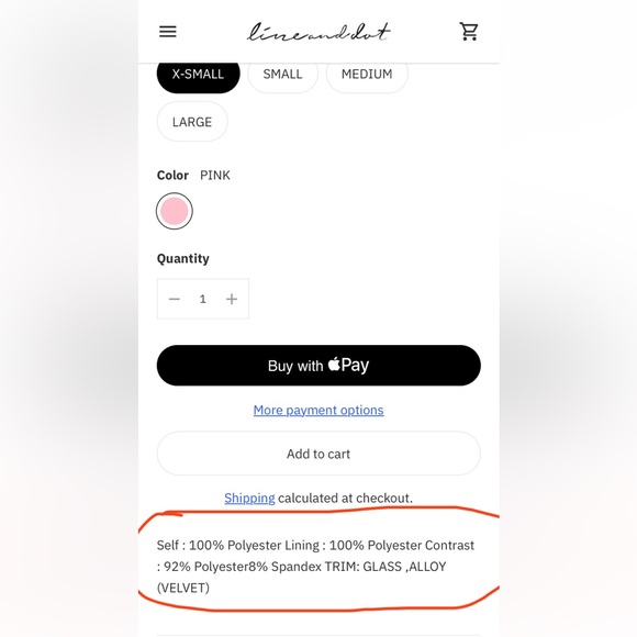 NEW Line and Dot VALERIA DRESS Size XS, Small, and Medium - Picture 13 of 13